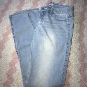 light blue Hollister jeans